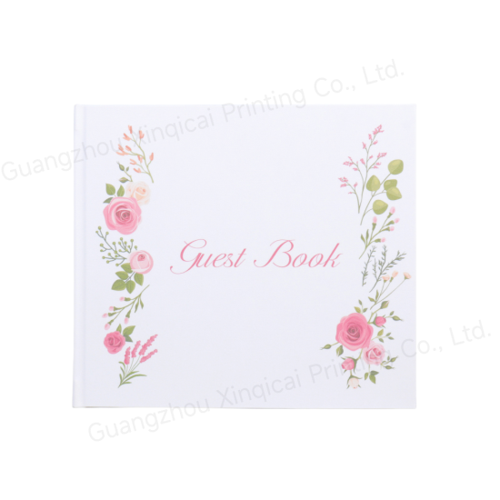 Pure White Wedding Guest Book