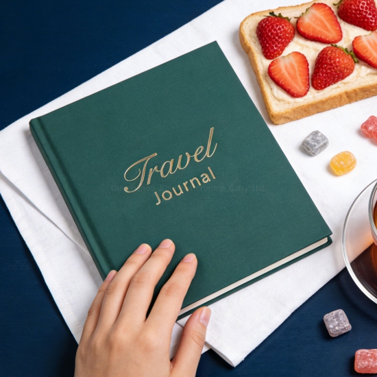 Customizable Printed Linen Journal