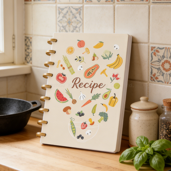 Customized Printing Disc Bound Recipe Book