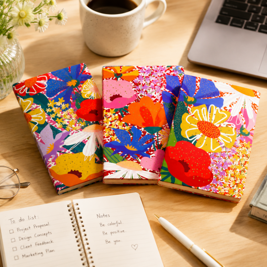 A Set of Three Scented Noteboo