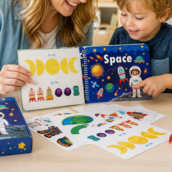 Custom Printed Kids Educational Puzzle Books for B2B Printing Supplier