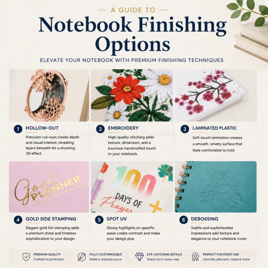 Foil Stamping vs Debossing: Which Notebook Finish Should You Choose?