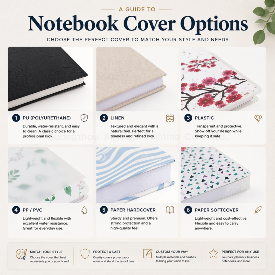 Pick Custom Notebook Cover Materials: Elevate Your Stationery Product 