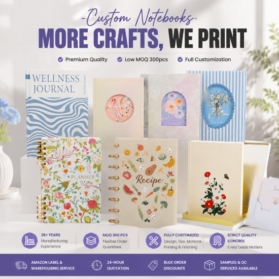 More Crafts, We Print: Bringing Creative Notebook Designs to Life