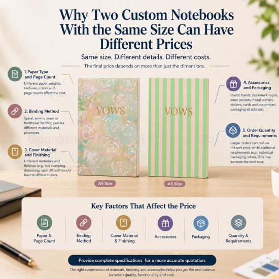 How Much Does Custom Notebook Printing Cost?