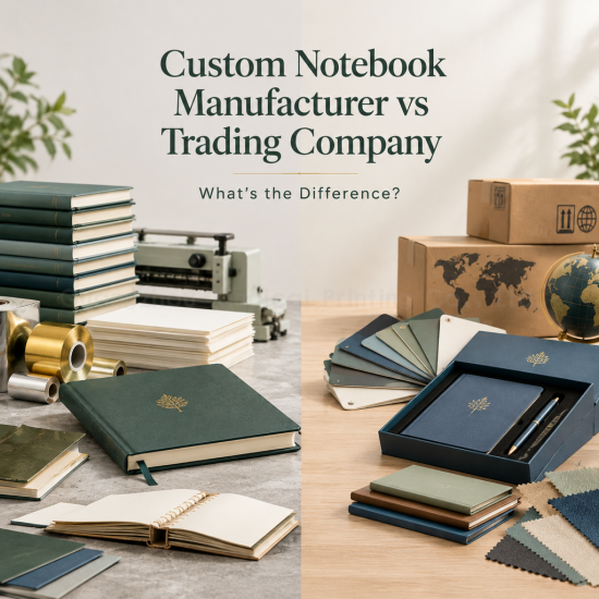 Custom Notebook Manufacturer vs Trading Company: What's the Difference