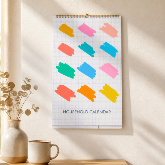 Custom Household Wall Planner 